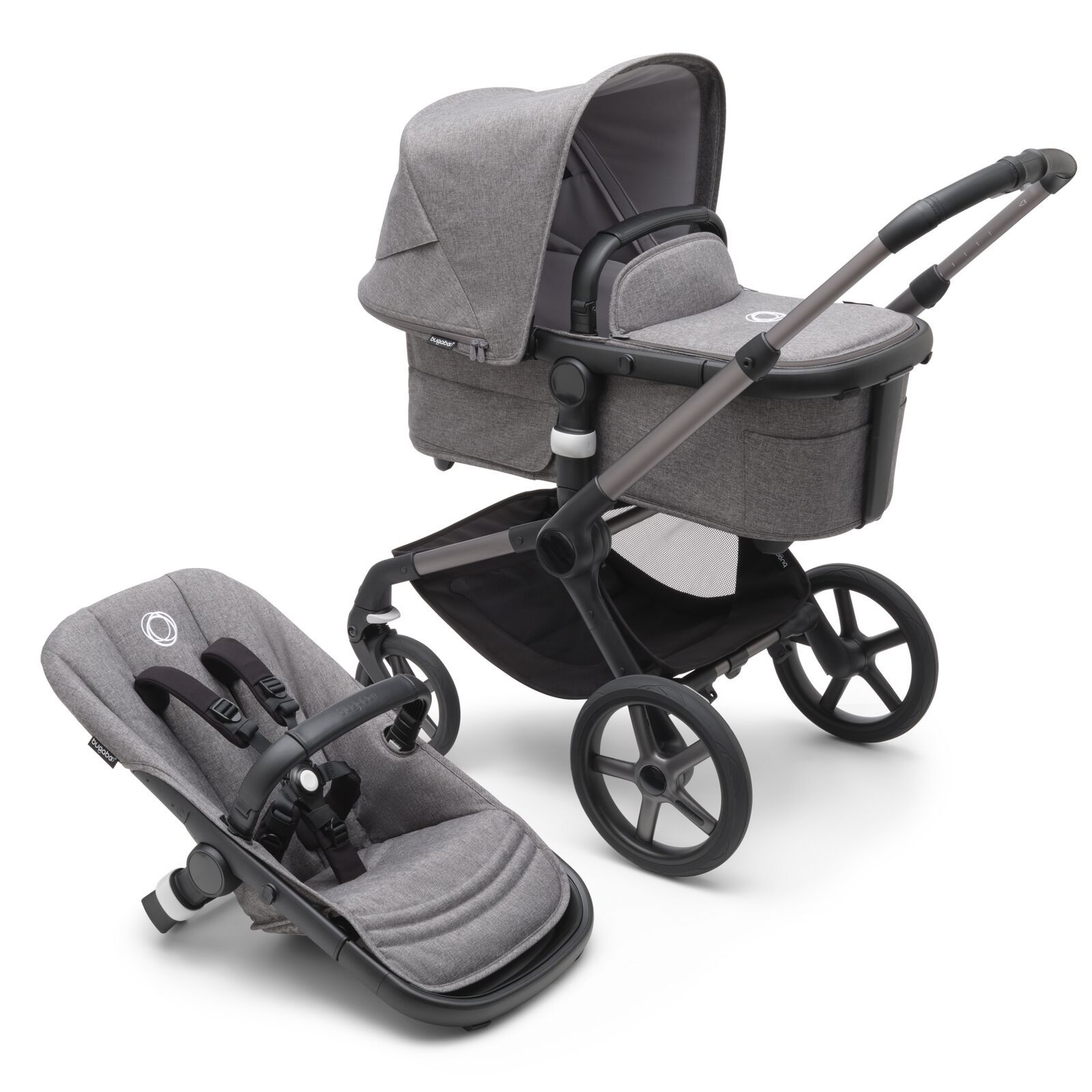 Коляска Bugaboo Fox 5 Graphite / Grey /Grey