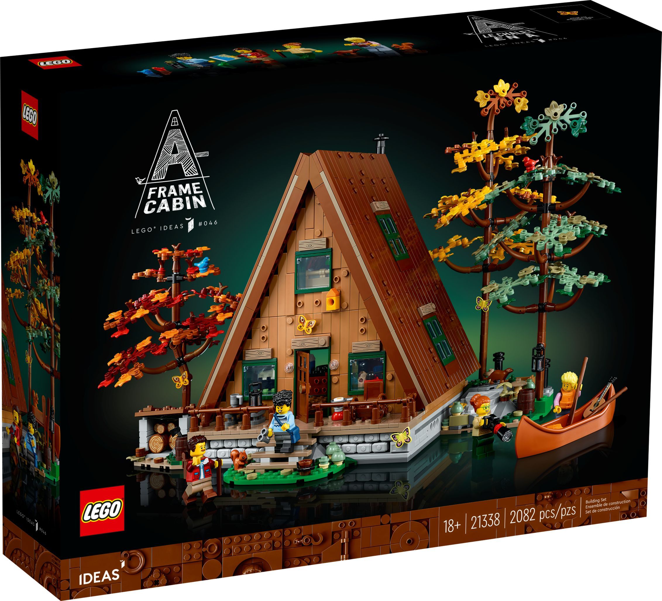 лего Ideas серия, LEGO 21338 A-Frame Cabin, lego конструктор для мальчика,  лего для девочек - купить с доставкой по выгодным ценам в интернет-магазине  OZON (884752789)