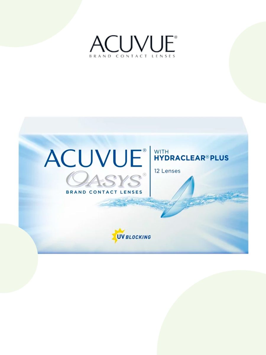 Acuvue oasys with hydraclear plus 12 линз