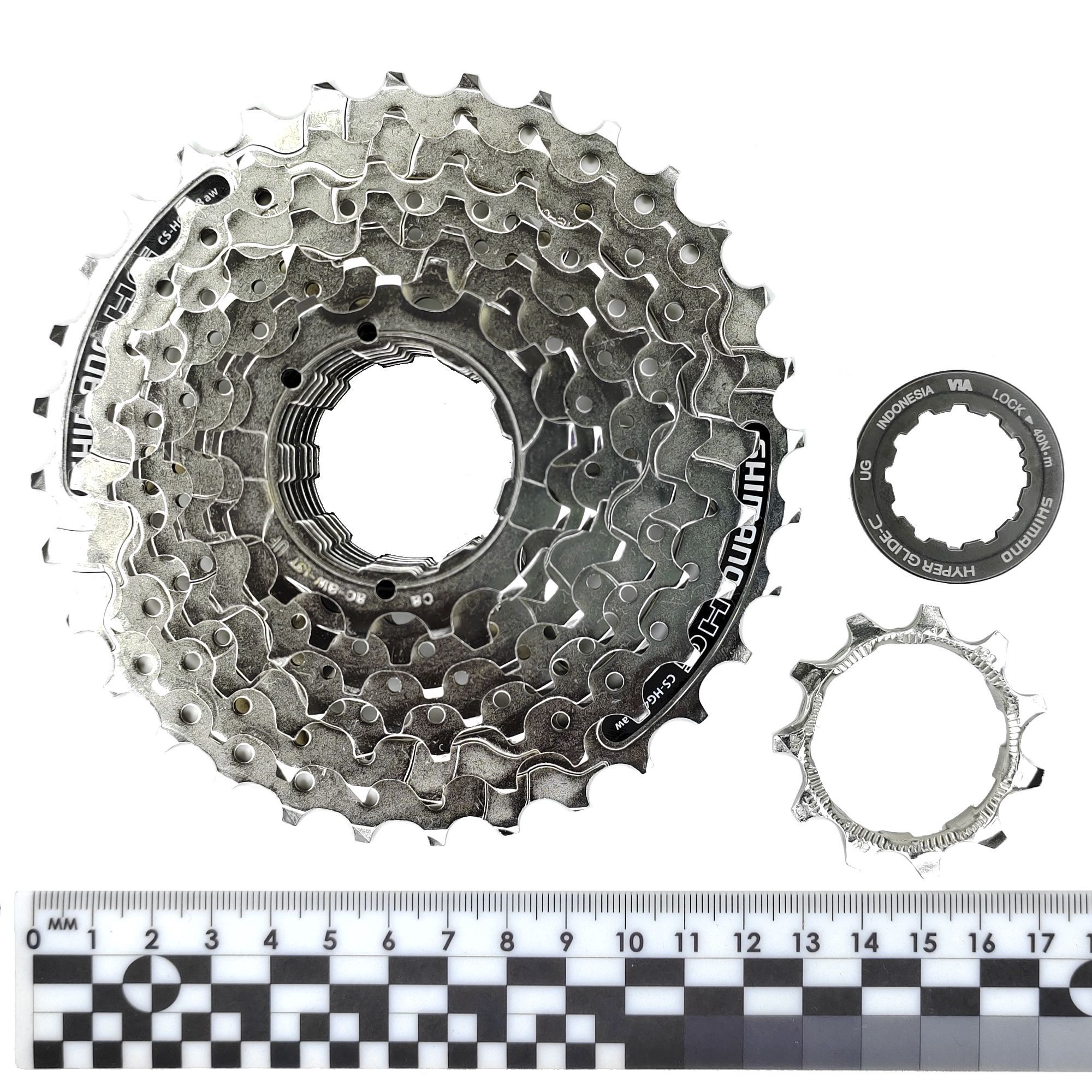 Shimano Кассета звезда задняя HG41, 8 скоростей, звезды 11-32, никелированная — Товары для велоспорта