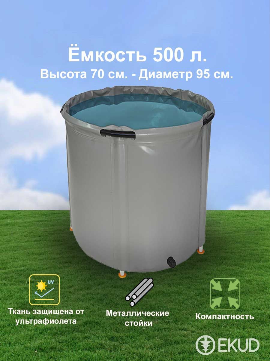 500 л. (h70см) Ёмкость (металл. стойки)