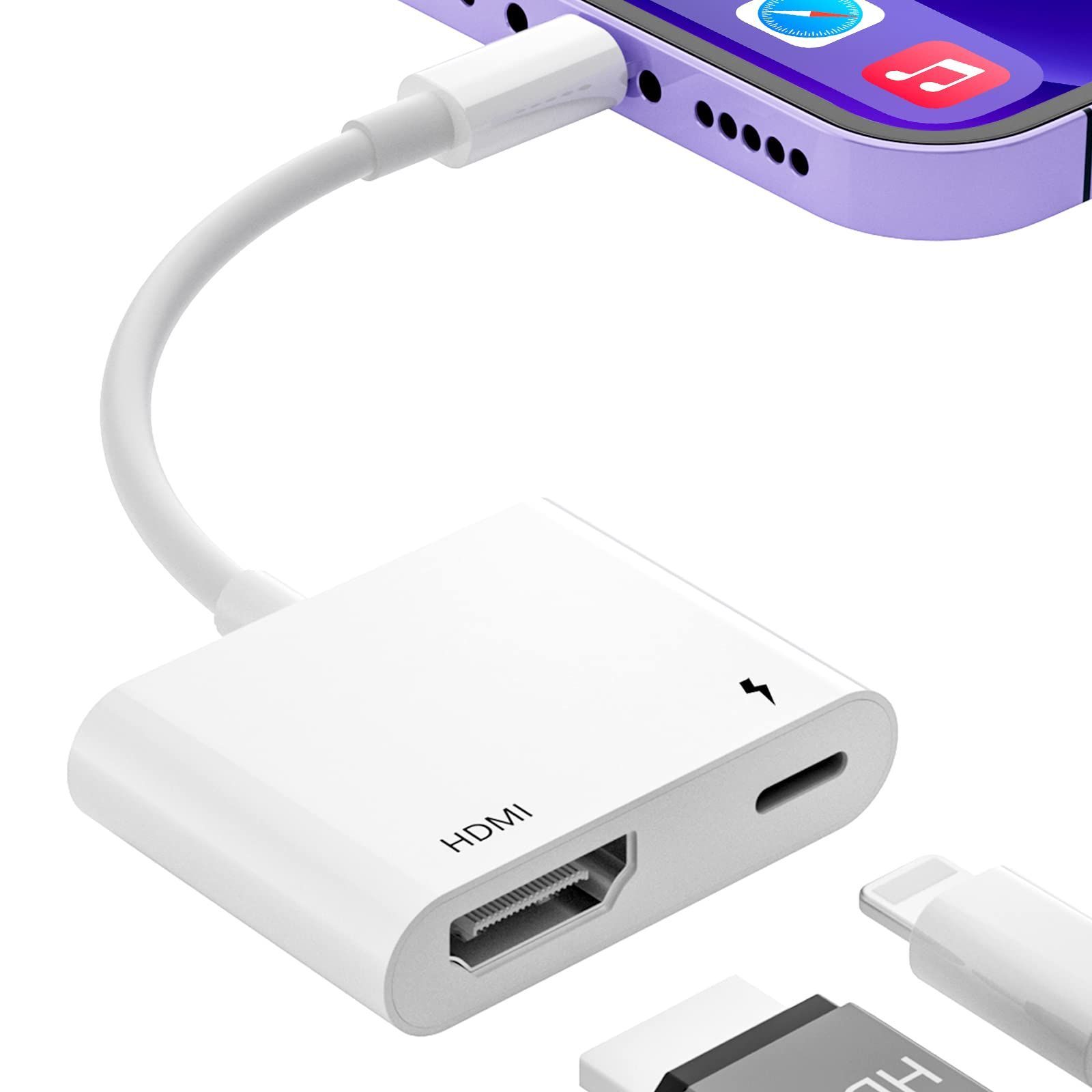 Кабель Apple Lightning, HDMI THT-007-2++ - купить по низкой цене в  интернет-магазине OZON (833761645)