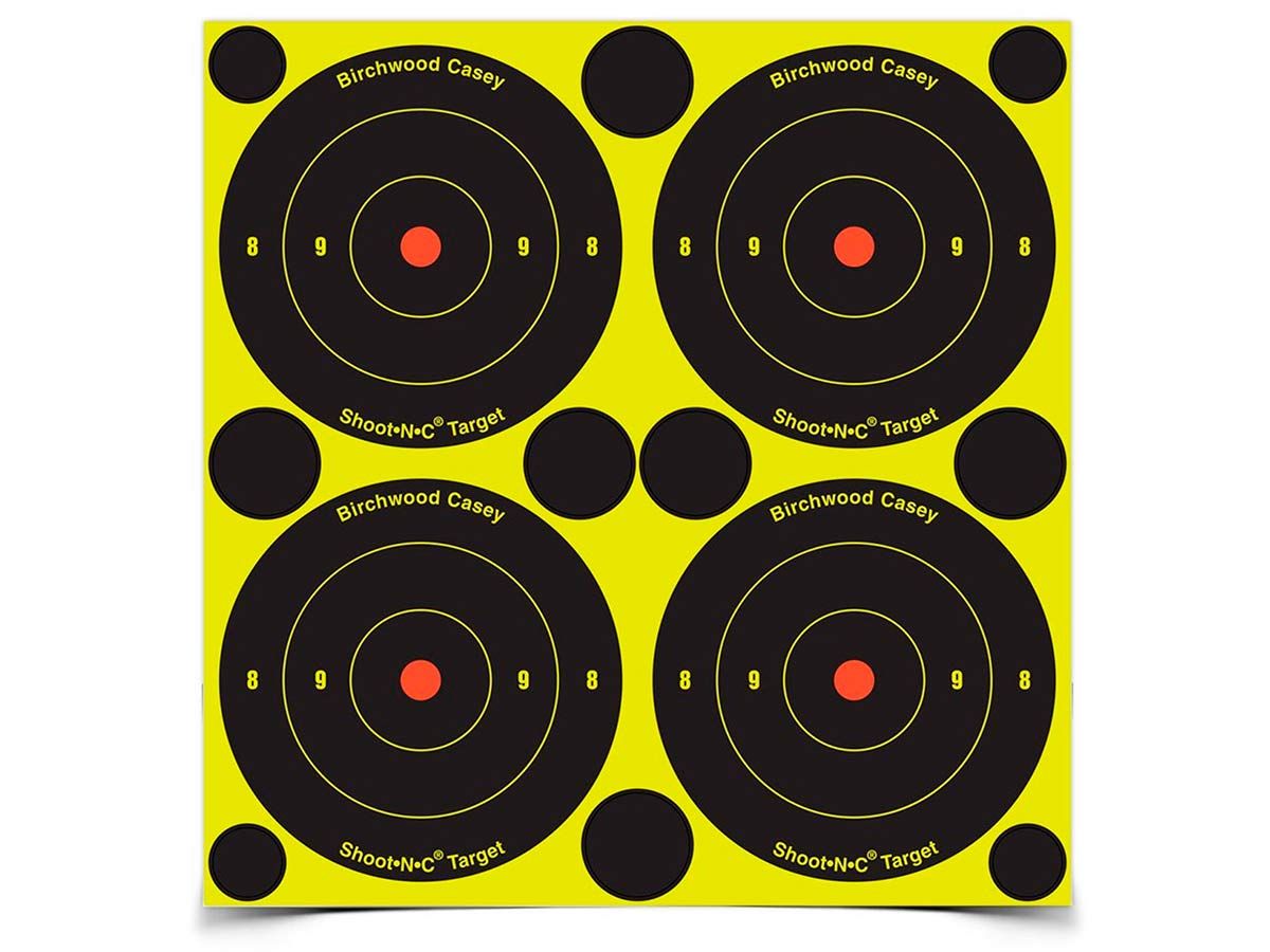 Мишень осыпающаяся Birchwood Shoot N C Bull's-eye Target 3" 240шт. BC-34375