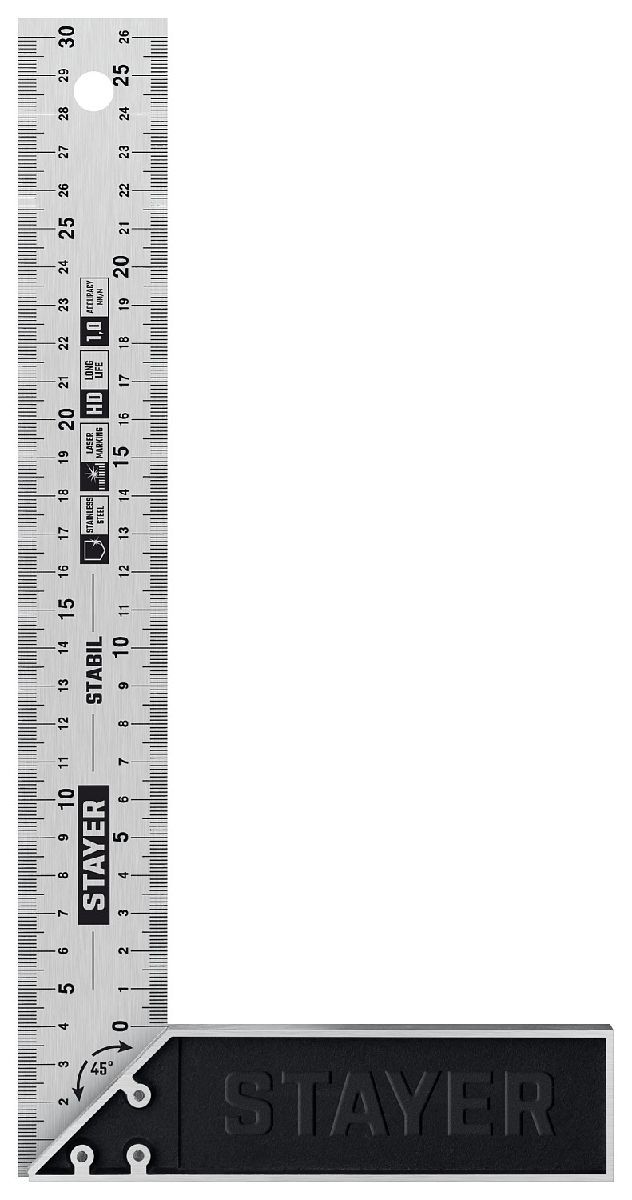 STAYER 300 мм, Столярный угольник (3431-30)