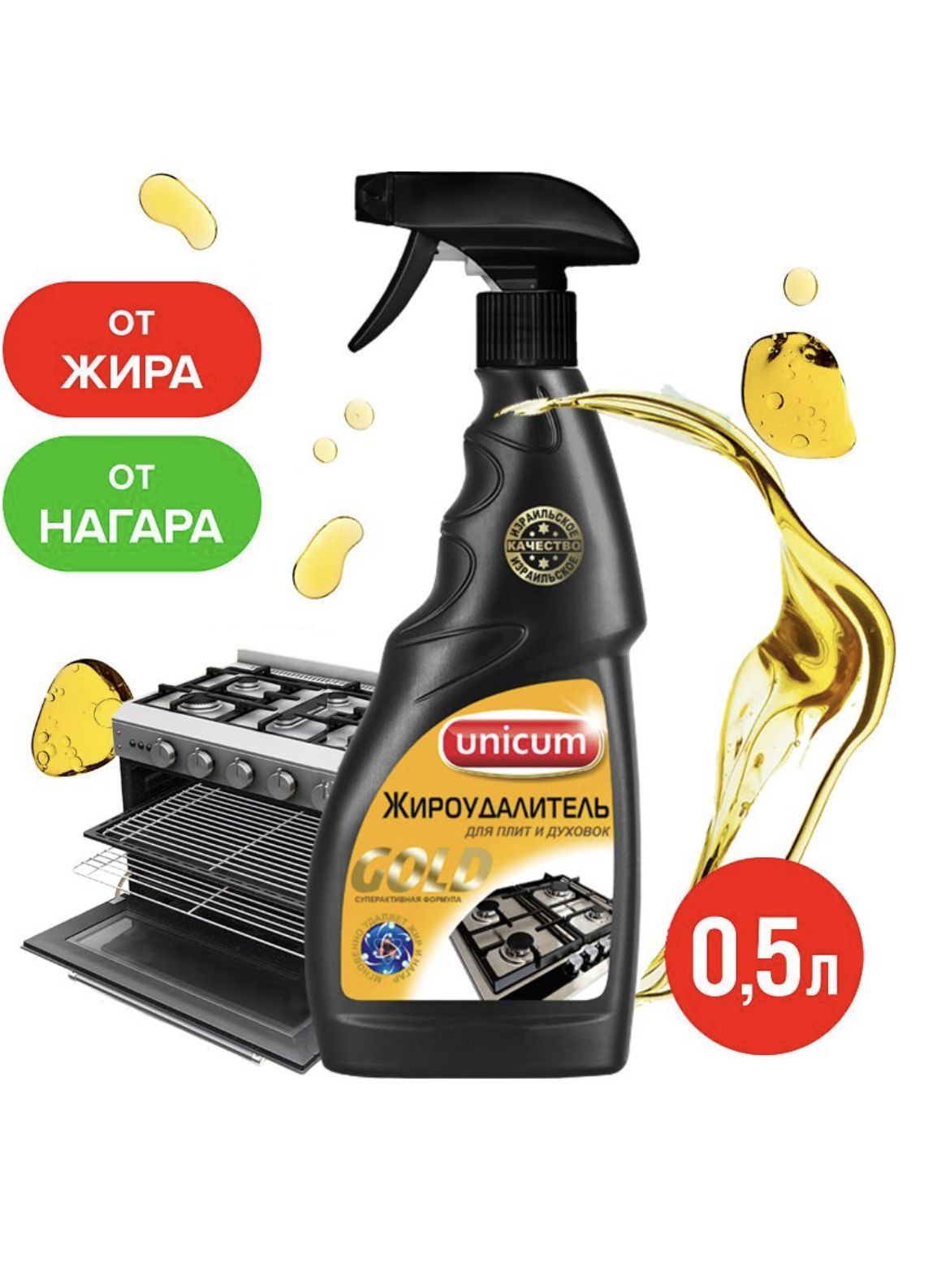Уникум Жироудалитель Для Плит И Духовок Фото