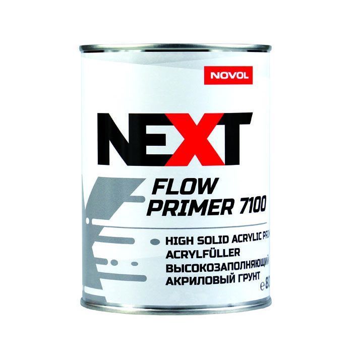 NEXT Flow Primer 7100 Грунт акриловый заполняющий серый (0,8л+0,2л)