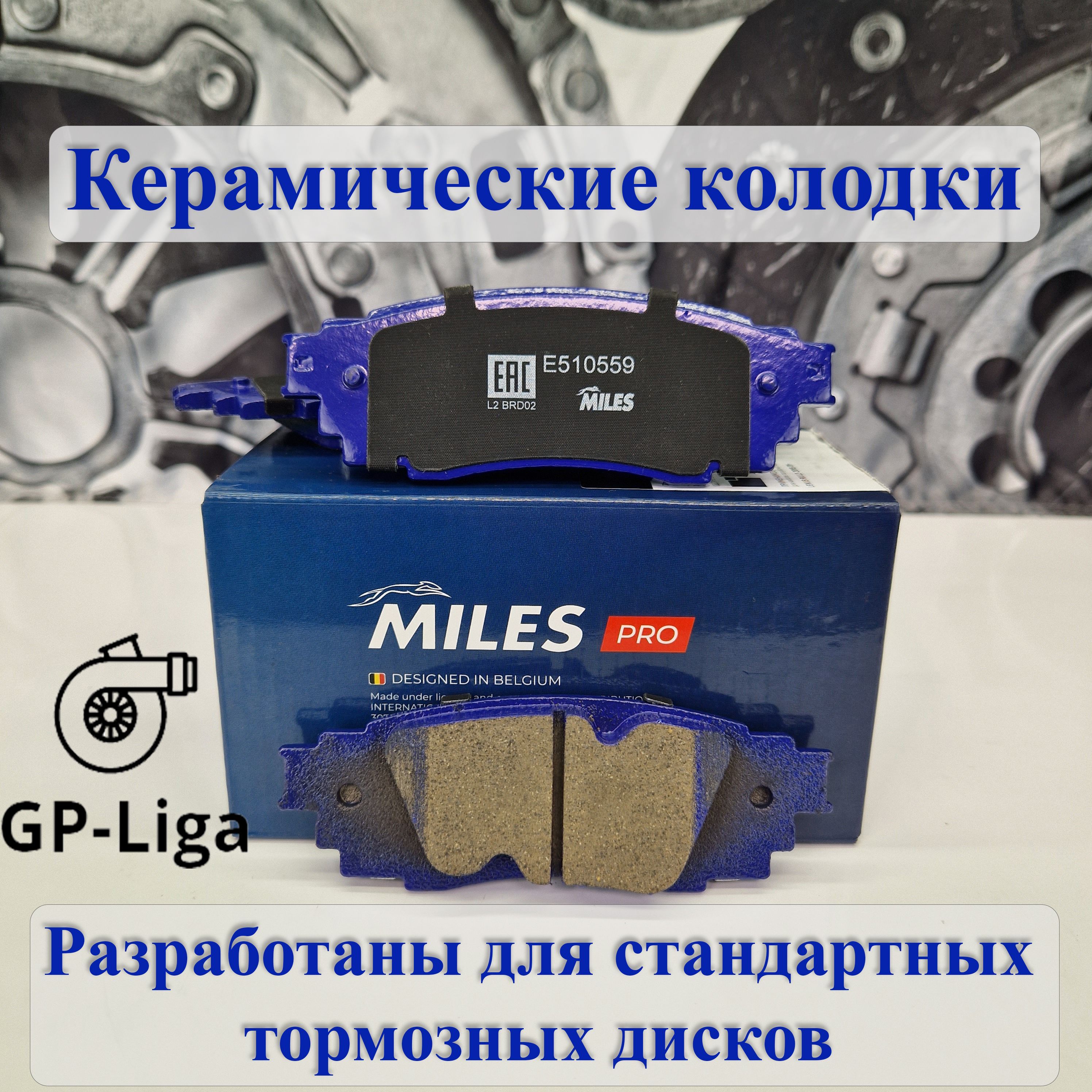 Колодки тормозные MILES E510559 Задние - купить по низким ценам в  интернет-магазине OZON (961040678)