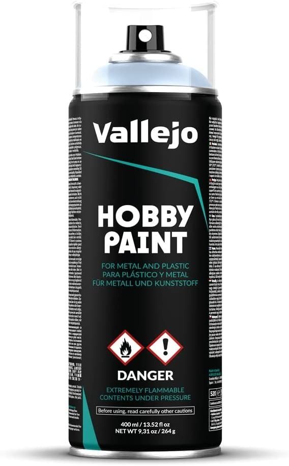 Аэрозольная грунтовка Vallejo серии Aerosol - Silver 28021 (400 мл)