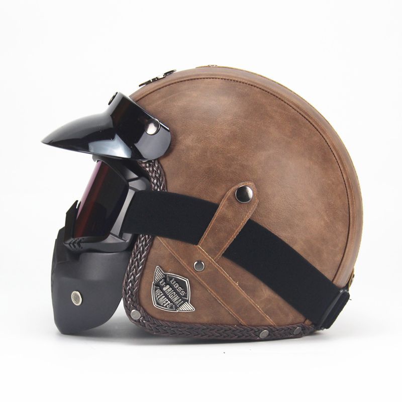 Vintage Moto Helmet