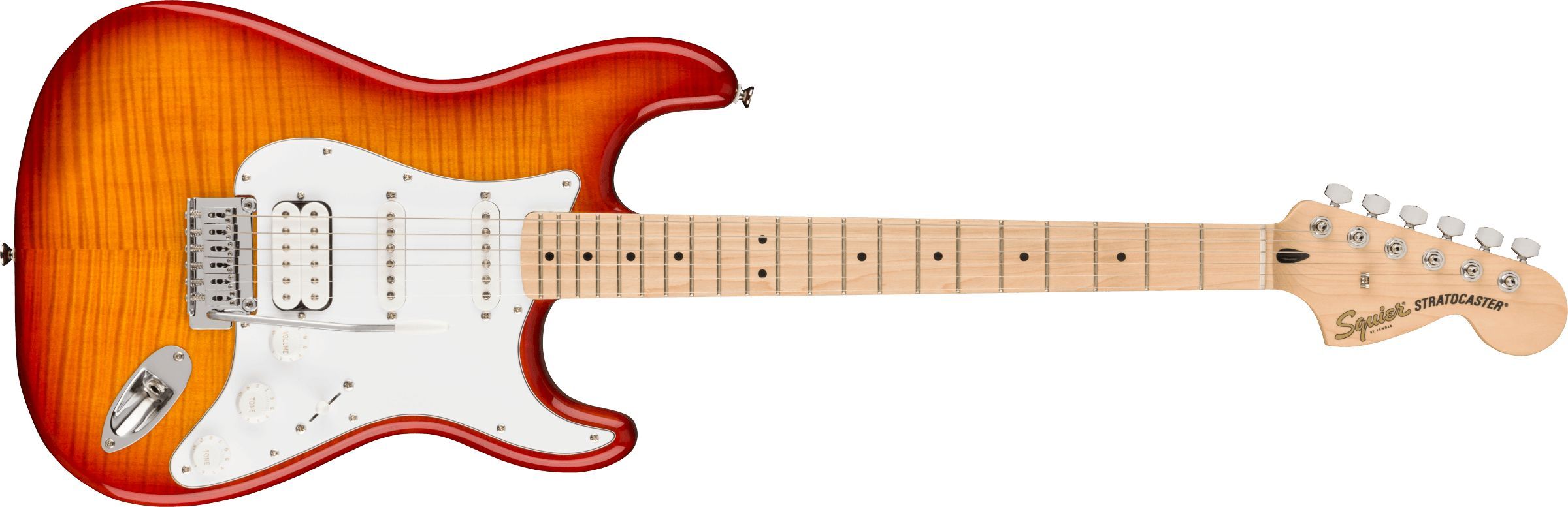 Squier by Fender Электрогитара FMT HSS_Sienna Sunburst 6-струнная, корпус Тополь 4/4