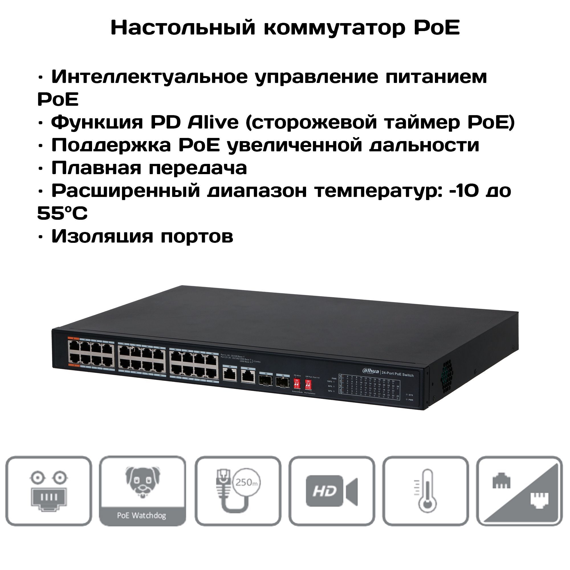 Dahua dh pfs3226 24et. Сетевой коммутатор DH-pfs3008-8et-l. Сетевой коммутатор DH-pfs3005-5et-l Prays 3.8. POE Switch Dahua DH-pfs3006-4et-60w характеристика. Dahua DH-pfs3006-4et-36