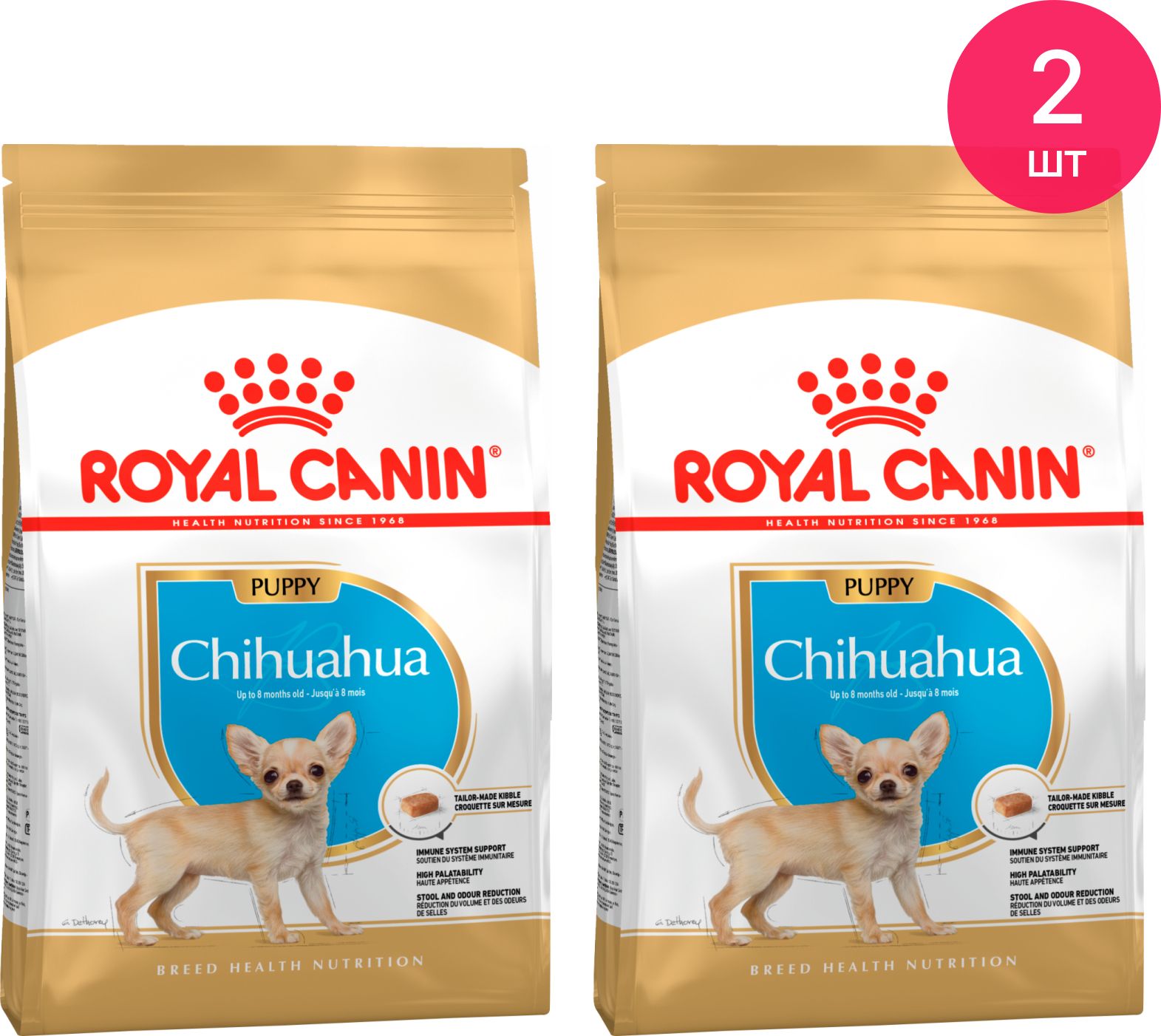 Корм для чихуахуа. Royal Canin Chihuahua Adult 500г для взрослых собак.