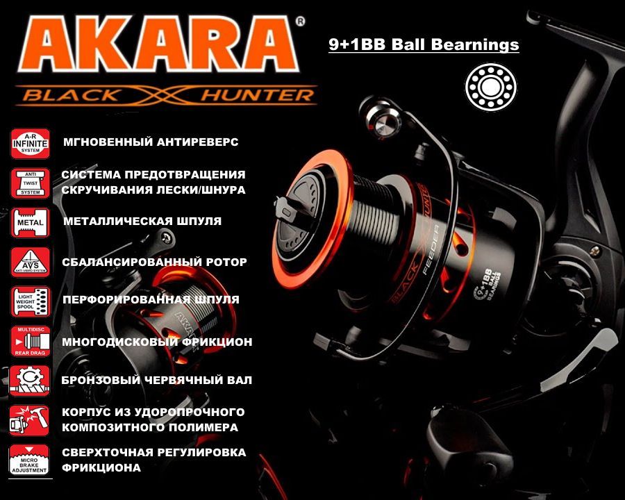 Akara black hunter. Akara Black Hunter 3000. Шпуля 5000 сколько лески. Шпуля 5000 сколько шнура.