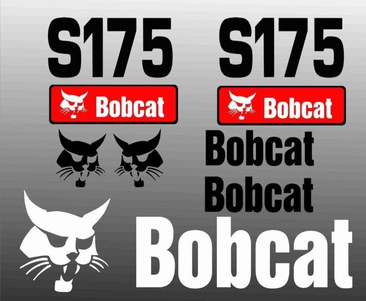 Набор наклеек на спецтехнику для Bobcat S175