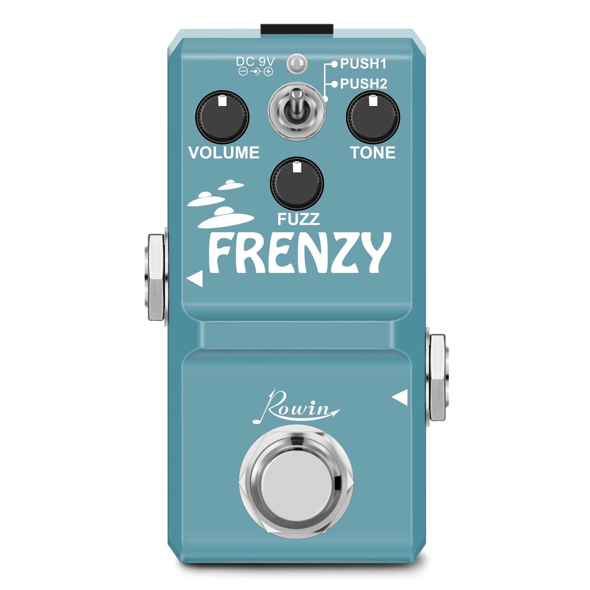 ROWIN LN-322 FRENZY Классический Fuzz тон сливочной скрипки, как звук мини - 2 режимы для бас-гитары