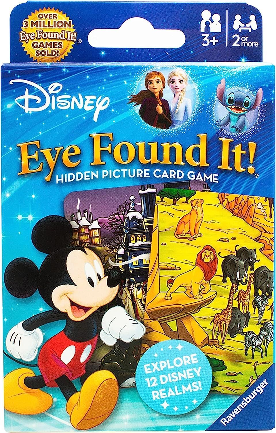 Ravensburger World of Disney Eye Found It Карточная игра для мальчиков и  девочек от 3 лет и старше - веселая семейная, в которую вы захотите играть  ...