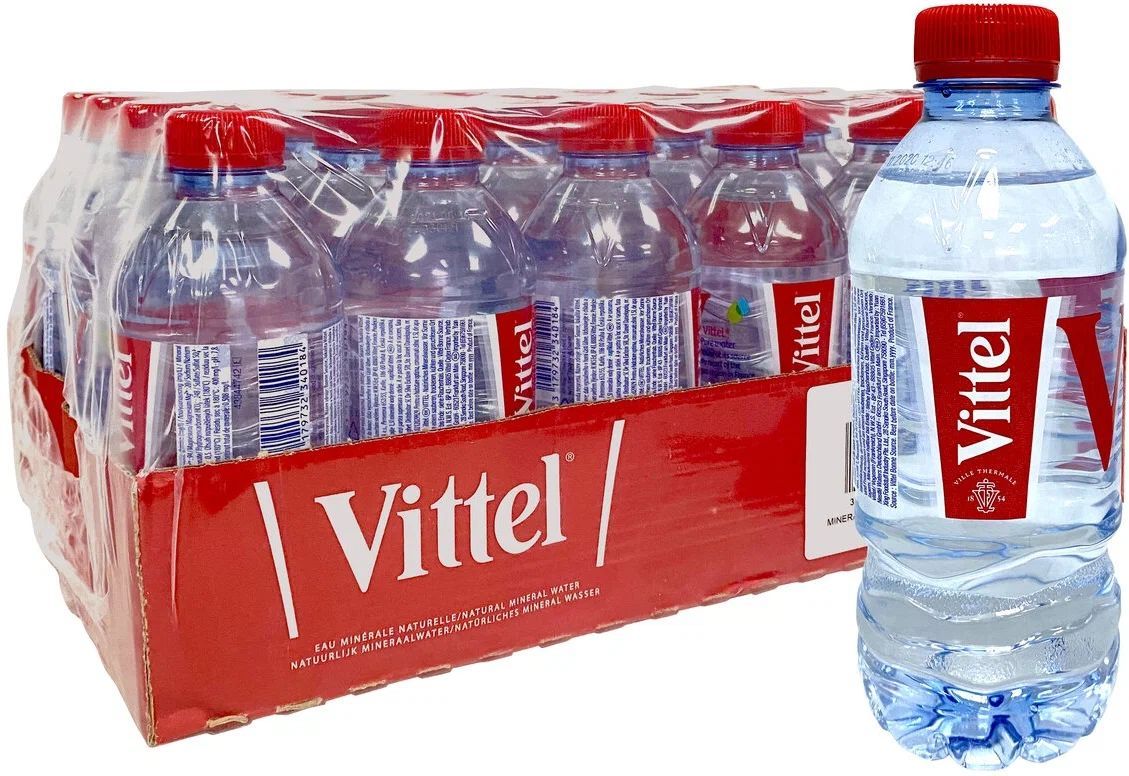 Vittel Вода Минеральная Негазированная 330мл. 24шт