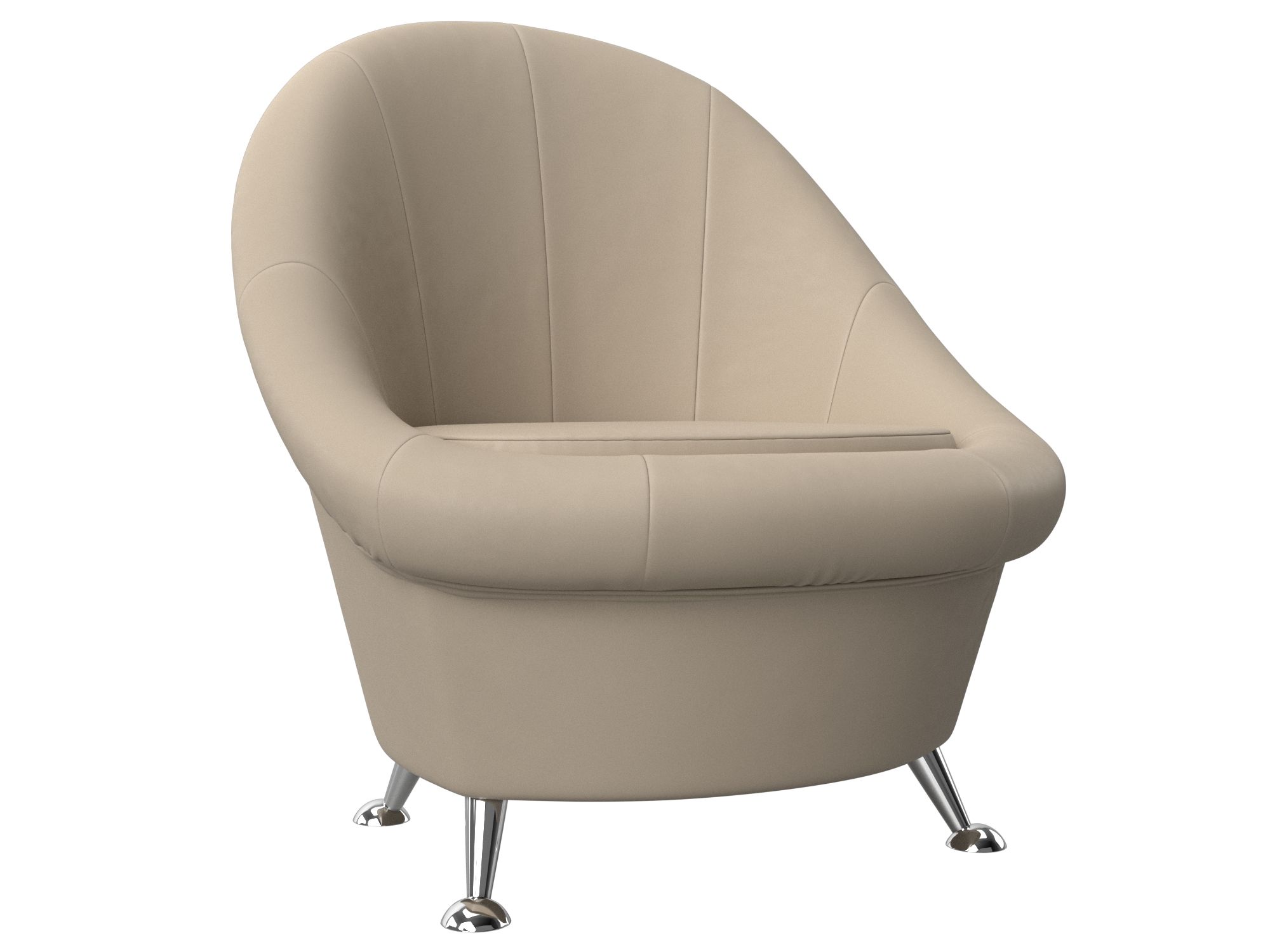 Банкетка, экокожа, механизм нераскладной, бежевый, 62x68x74см. Хит Диванов