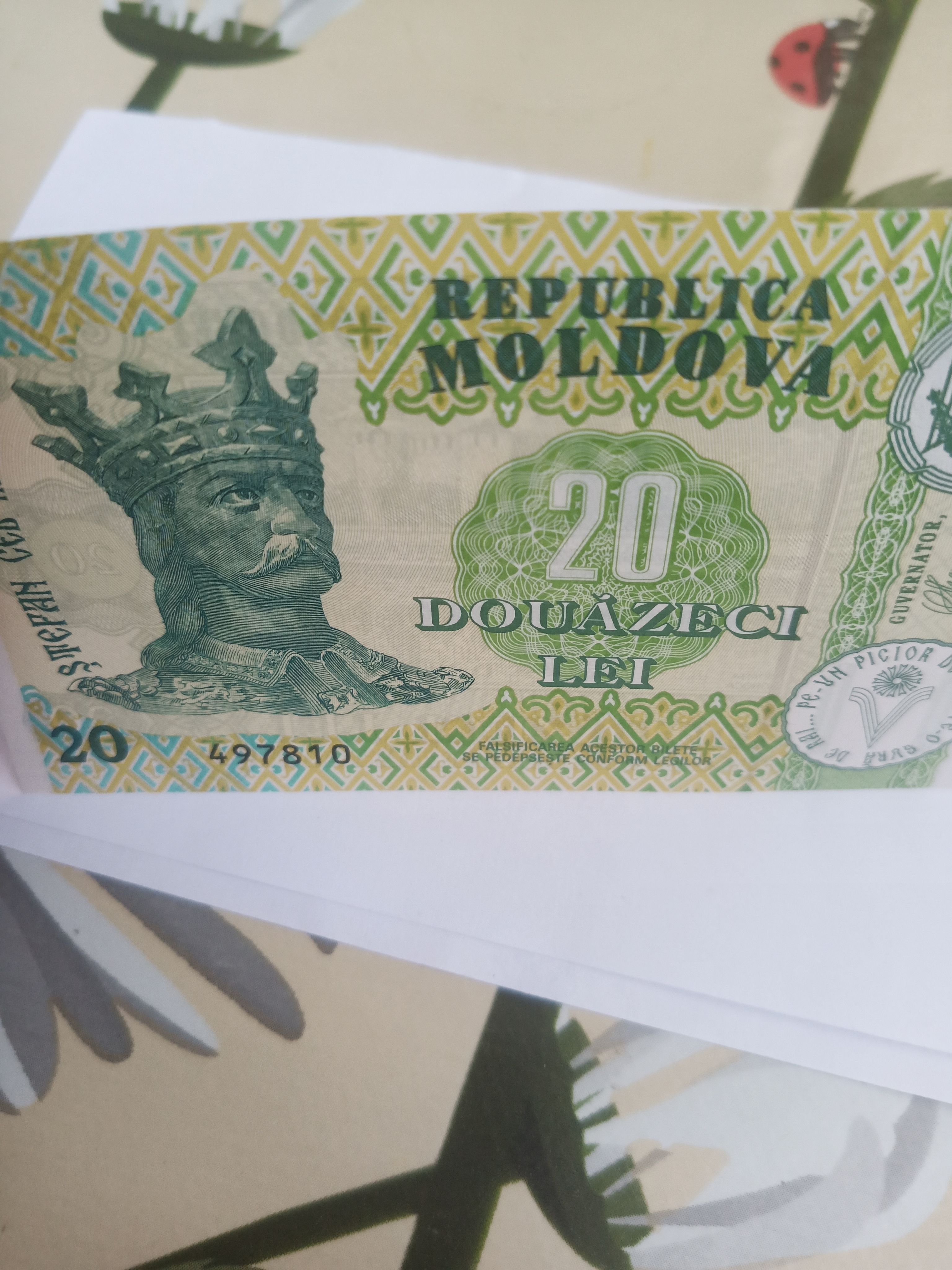 Купюра Республика Молдова 1. 2006 года. Банкноты Нагорного Карабаха. 50 Долларов в леях молдавских.
