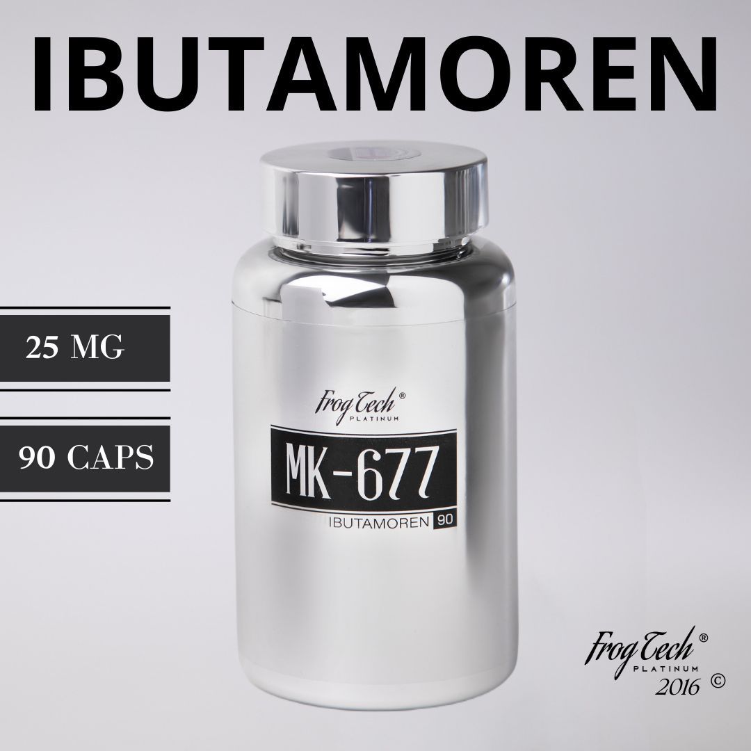 ИбутаморенМК677FrogTechplatinum90капсул25мг(Ibutamoren,MK-677)