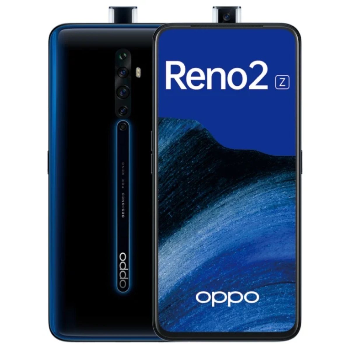 OPPO Смартфон Reno 2Z Global/Международная прошивка/русский/ 8/256 ГБ,  черный