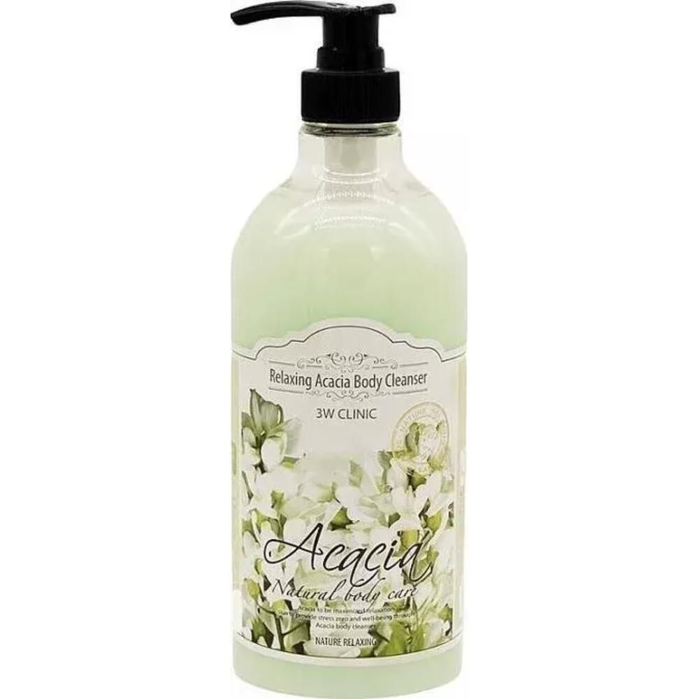 Очищающий гель для душа. [3w clinic] гель для душа акация relaxing body cleanser, 1000 мл. гель для душа релакс фрукты 1000мл. 3w clinic relaxing fruits body cleanser. 3w расслабляющий гель для душа,акация &quot;relaxing acacia body cleanse. 3w body гель для душа с экстрактом акации relaxing acacia body cleanser, 1000 ml - 1л.