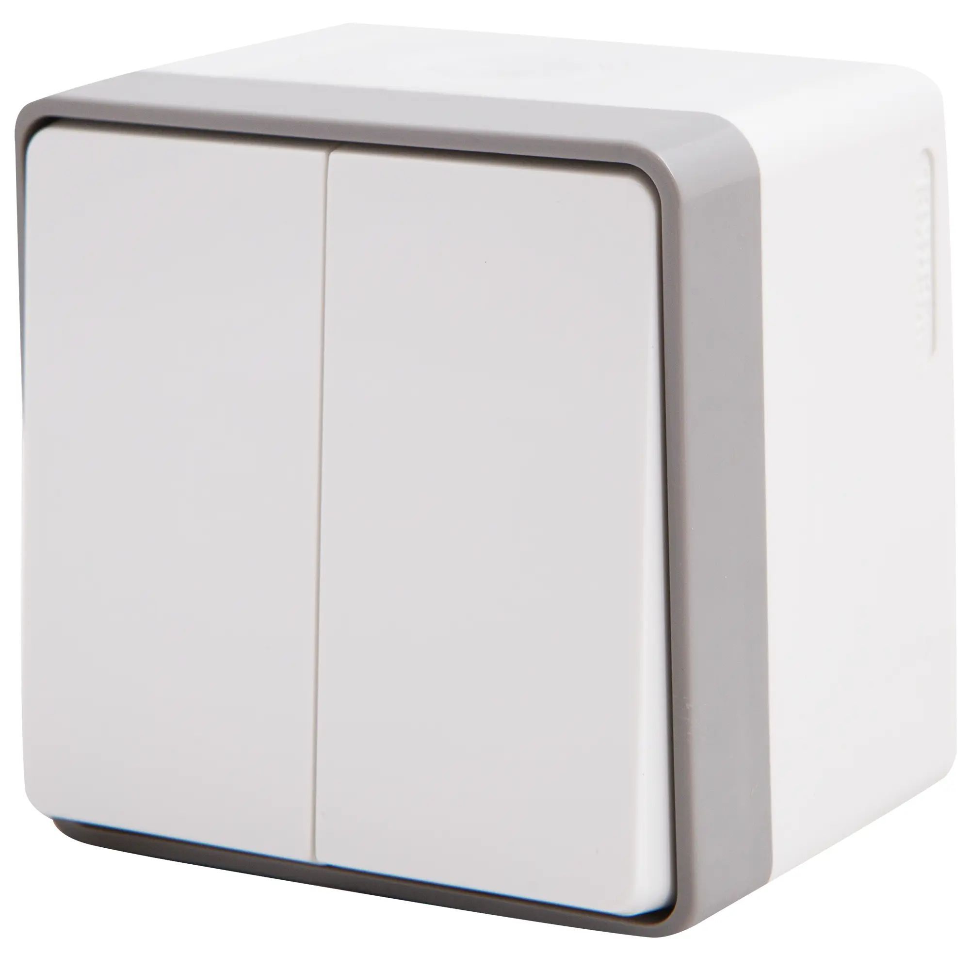 выключатель проходной 1-кл. выключатель маленький накладной. выключатель накладной белый. выключатель 2-кл. Makel 24223.