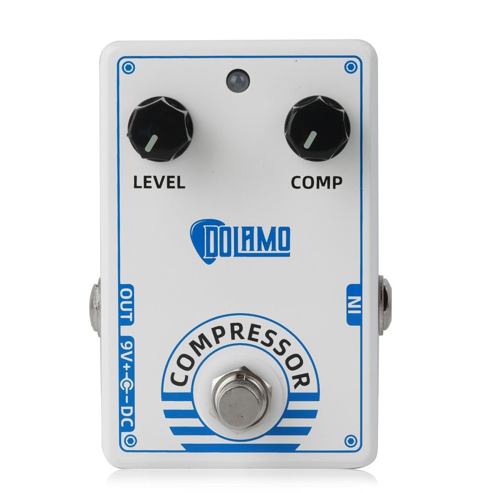 Педальэффектовдляэлектрогитарыибас-гитарыDolamoD-1CompressorGuitarEffectPedal