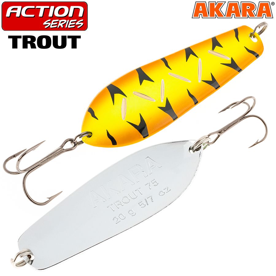 Блесна колеб. Akara Action Series Trout 55 11,5 гр. AB20