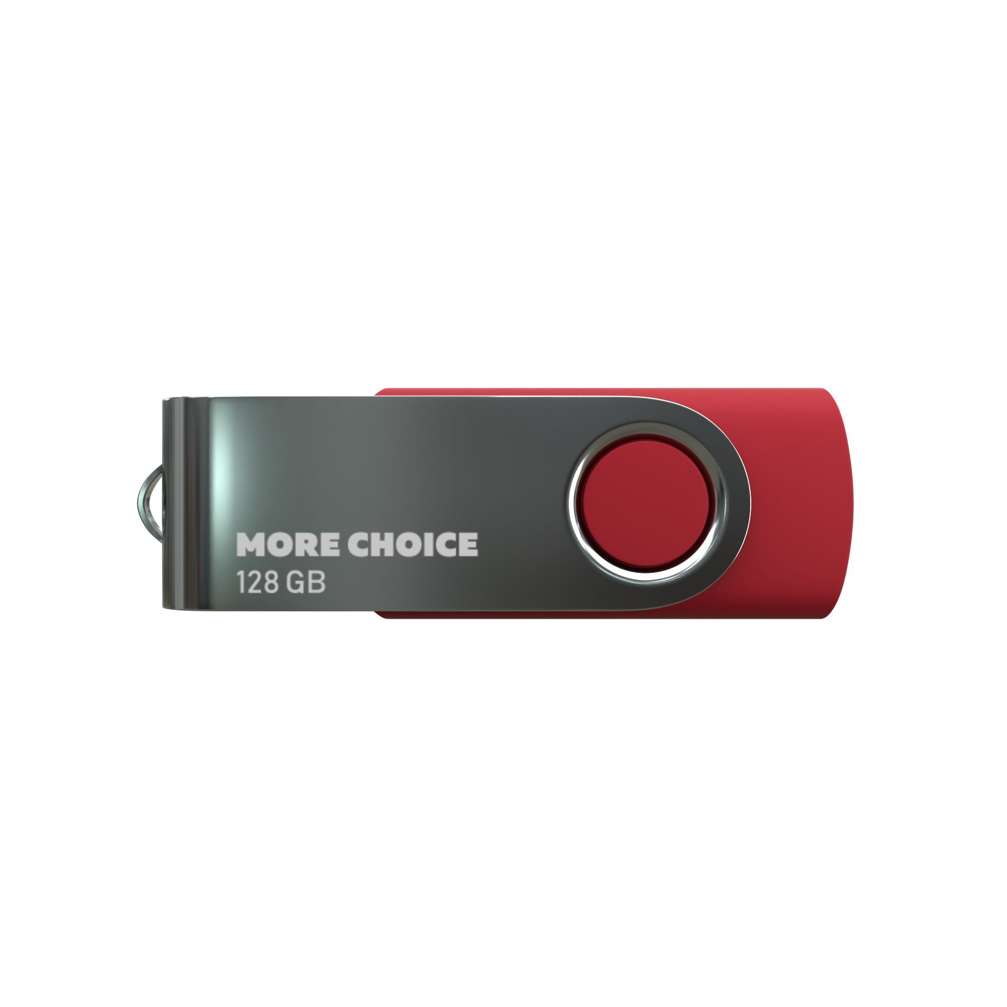 ФлешнакопительпамятиUSB128GB2.0MoreChoiceMF128-4(Red)