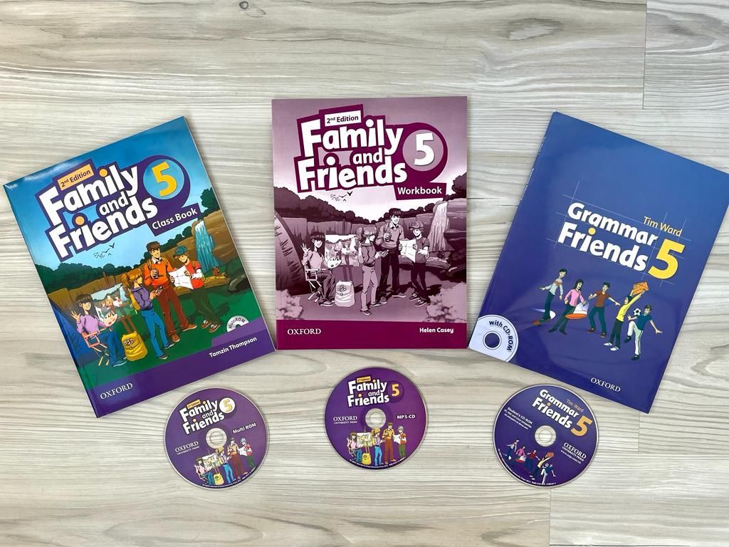 Family and Friends 5+Grammar friends 5 (2nd Edition)  Комплект:учебник+рабочая тетрадь+пособие по грамматике+диск - купить с  доставкой по выгодным ценам в интернет-магазине OZON (1160669138)