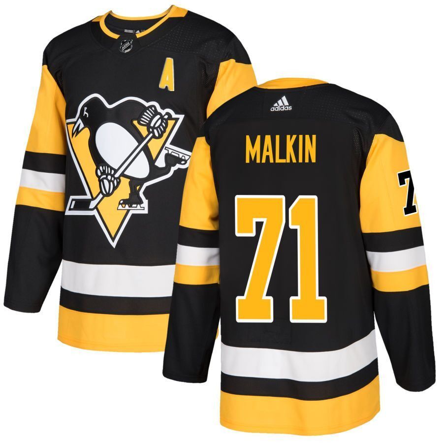 NHL джерси хоккейная Питтсбург Пингвинз Pittsburgh Penguins Jersey 71 Evgeni Malkin