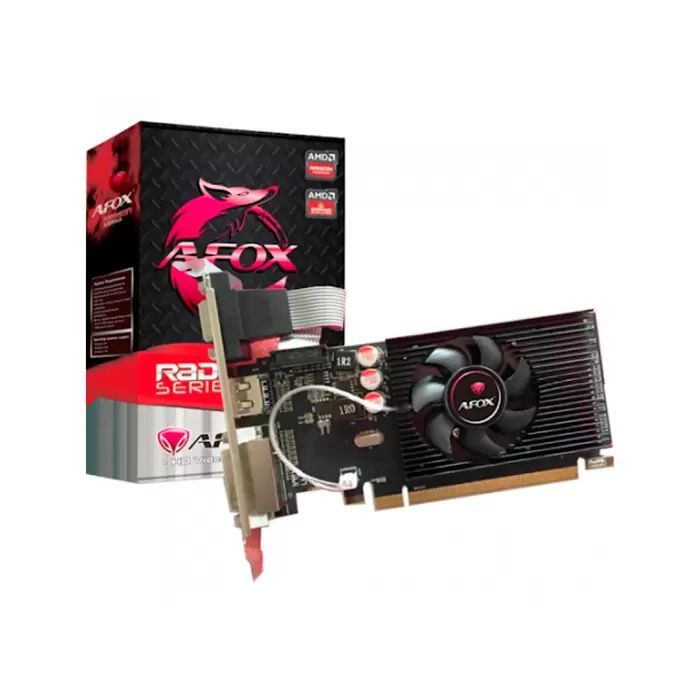 AFOXВидеокартаRadeonR5230ВидеокартаAFOXAFR5230-1024D3L5PCI-E16xRadeonR52301GBDDR364BitDVIHDMIVGALPSingleFan1ГБ(AFR5230-1024D3L5)