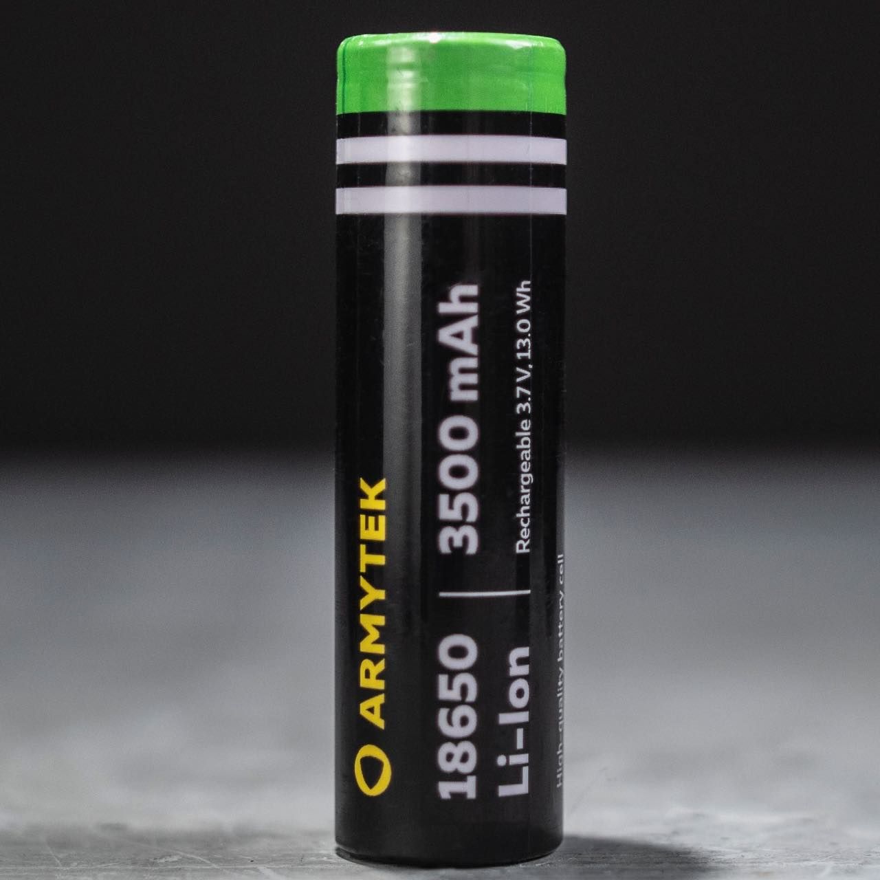 Аккумулятор ARMYTEK Армитек НЕЗАЩИЩЕННЫЙ 18650 LI-ION-Developed by Canada- A03202