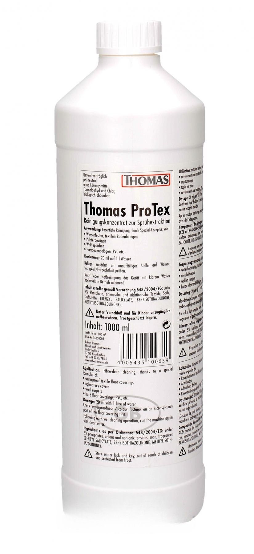 Концентрат Thomas Protex 787502 для ковров и мягкой мебели