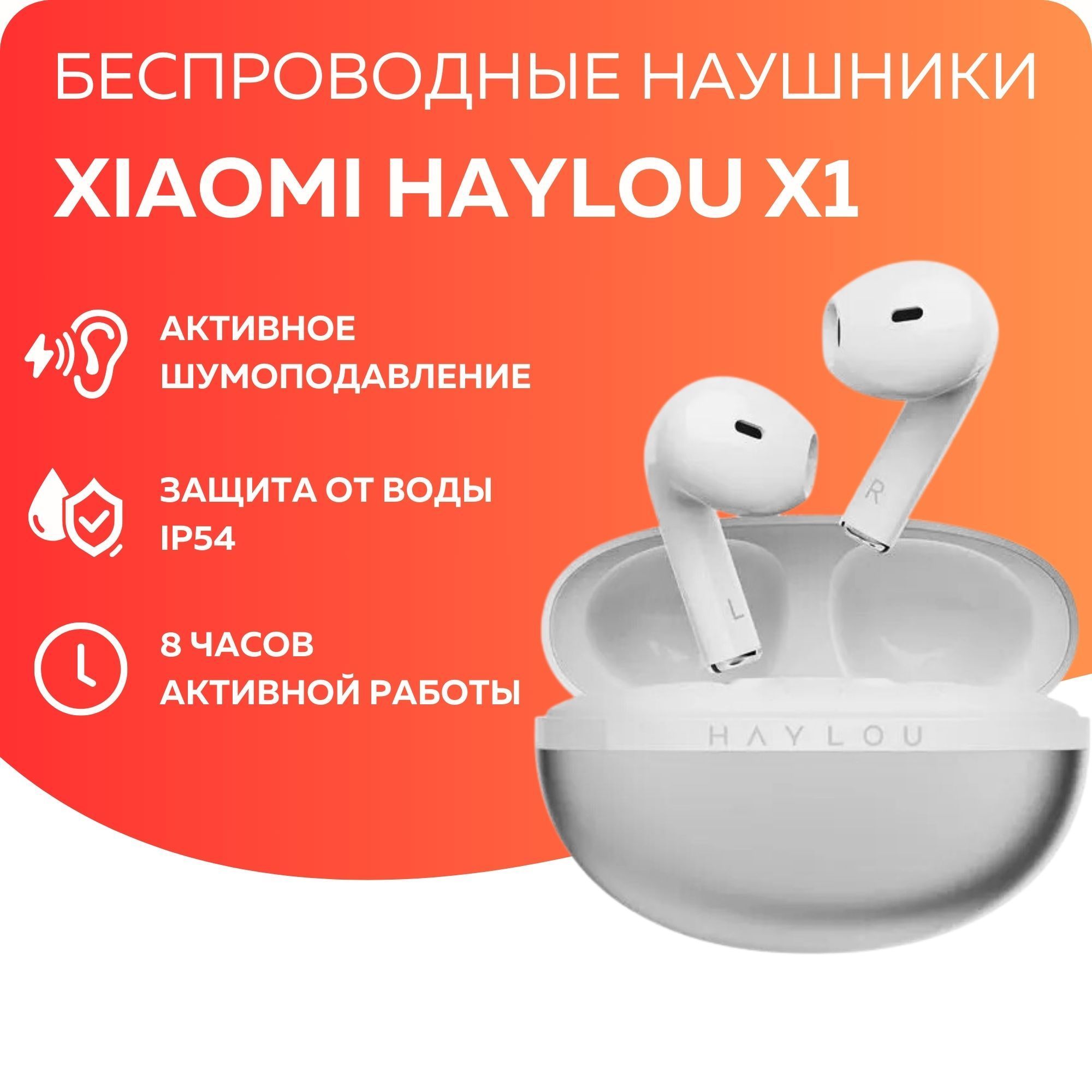 Наушники Вкладыши Xiaomi HaylouX1. - купить по доступным ценам в  интернет-магазине OZON (1123394302)