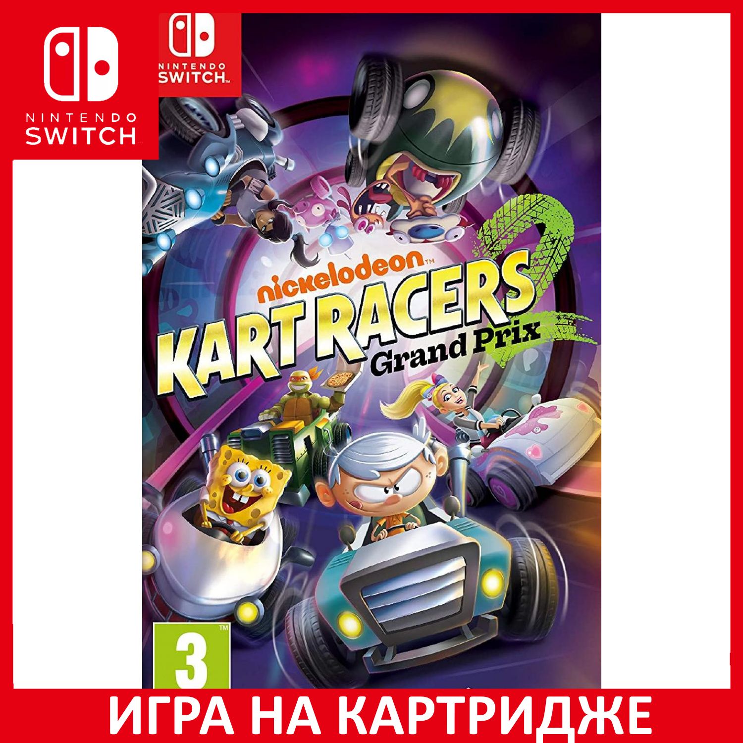 Игра Nickelodeon Kart Racers 2 Gran (Nintendo Switch, Английская версия)  купить по низкой цене с доставкой в интернет-магазине OZON (310127163)