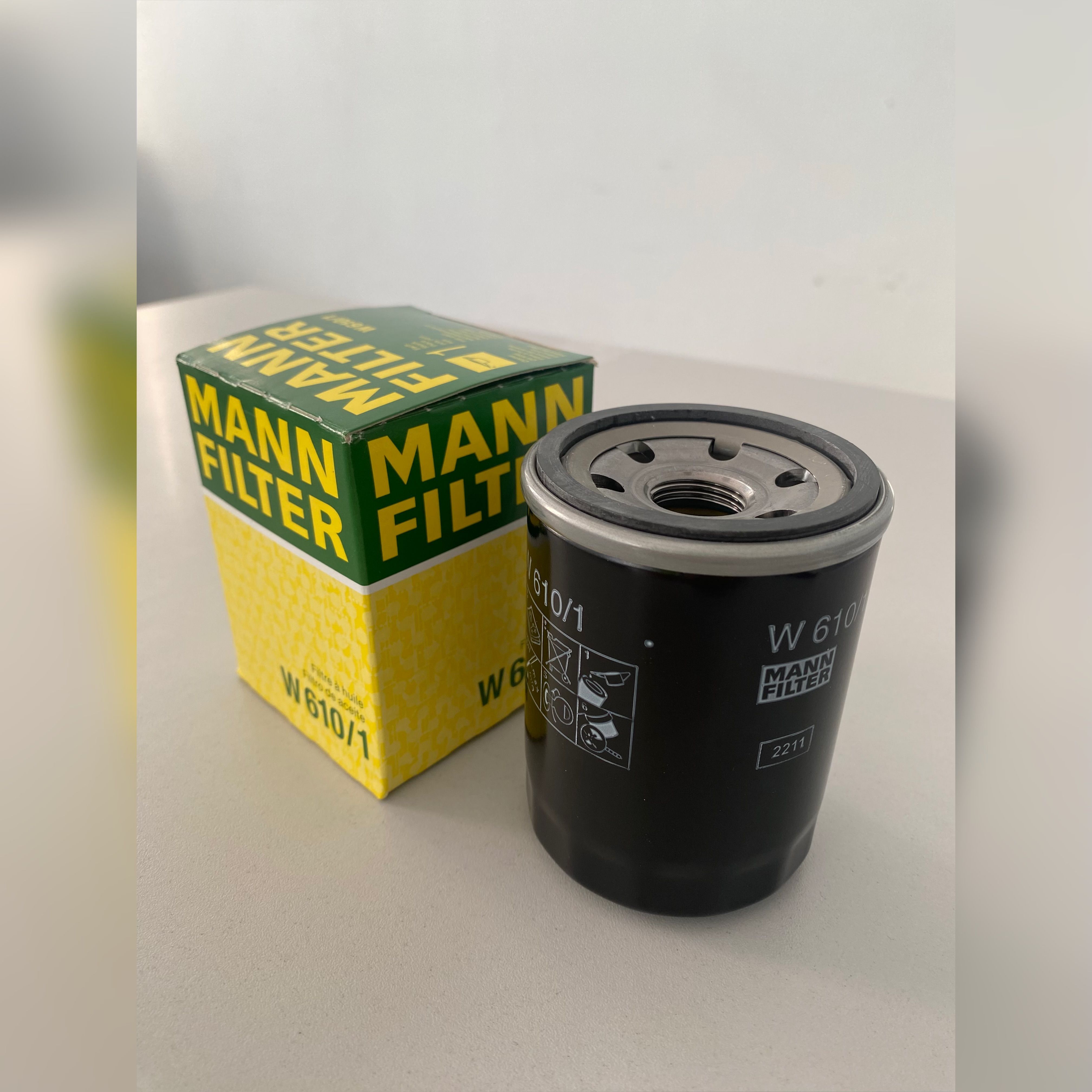 MANN FILTER Фильтр масляный арт. W610/1