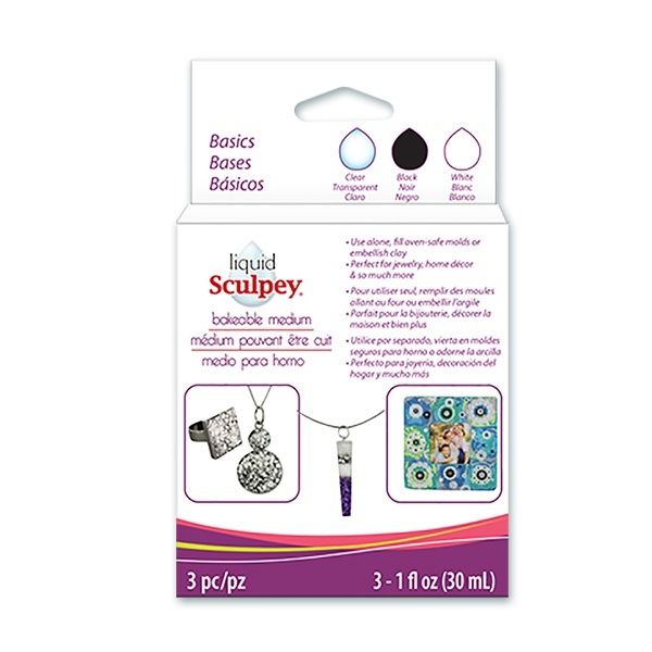 Декоративный гель Sculpey Liquid Multipack, 90 мл, Basics (ALS)