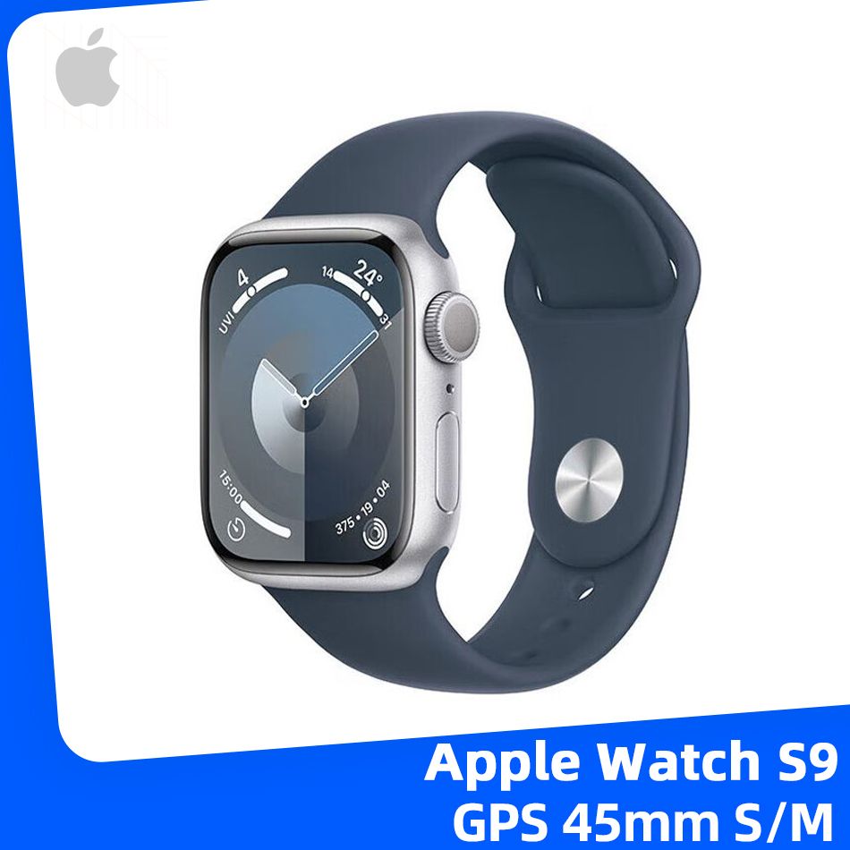 AppleУмныечасыWatchSeries945mmS/MGPSВерсияУмныечасыNFCWiFi,45mm