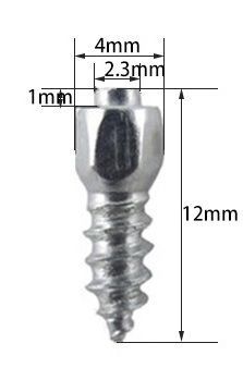 Шипырезьбовыезимниенарезьбеувеличеныедляпокрышеквелосипеда,электросамокатов.авто.мототехники..Размерувеличен4x12мм(комплект100штук)