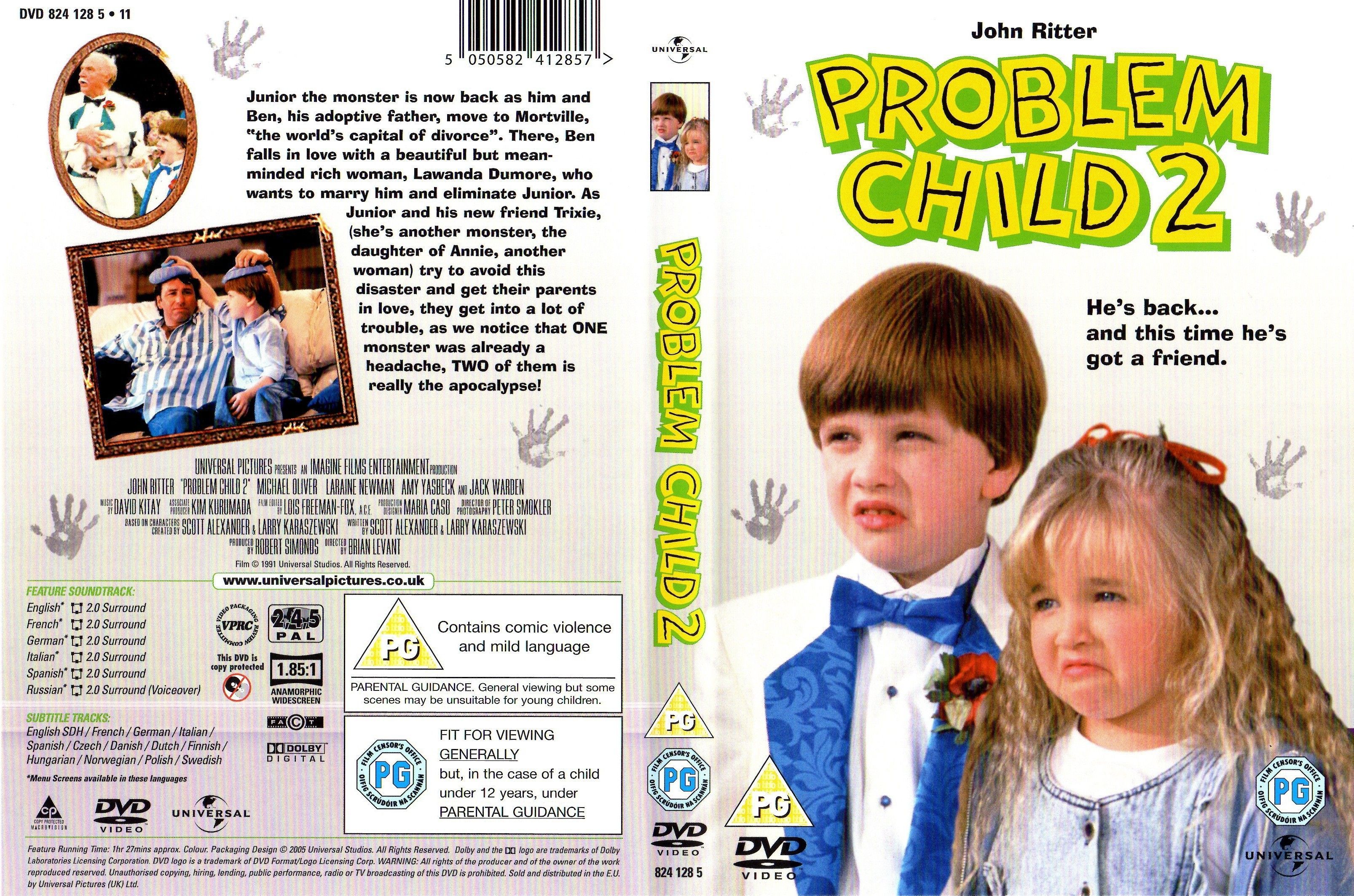 Трудный ребенок 2 1991. Трудный ребенок 2 фильм 1991 Постер. Problem child 2 1991 poster. Трудный ребенок 1990 Covers DVD.