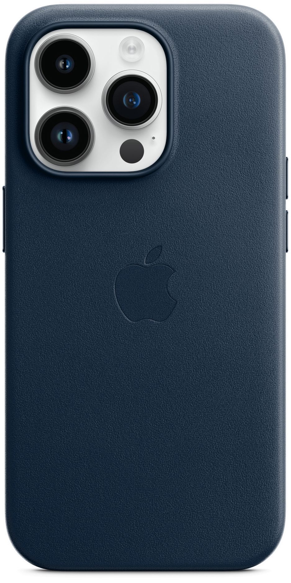 КожаныйчехолMagSafeдляiPhone15ProMax/LeatherCasewithMagSafeнаАйфон15ПроМакс/Синий/PacificBlue