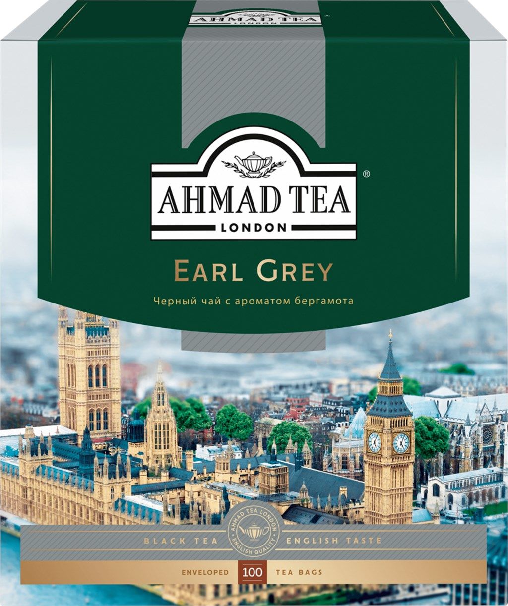 Чай черный ahmad tea earl grey