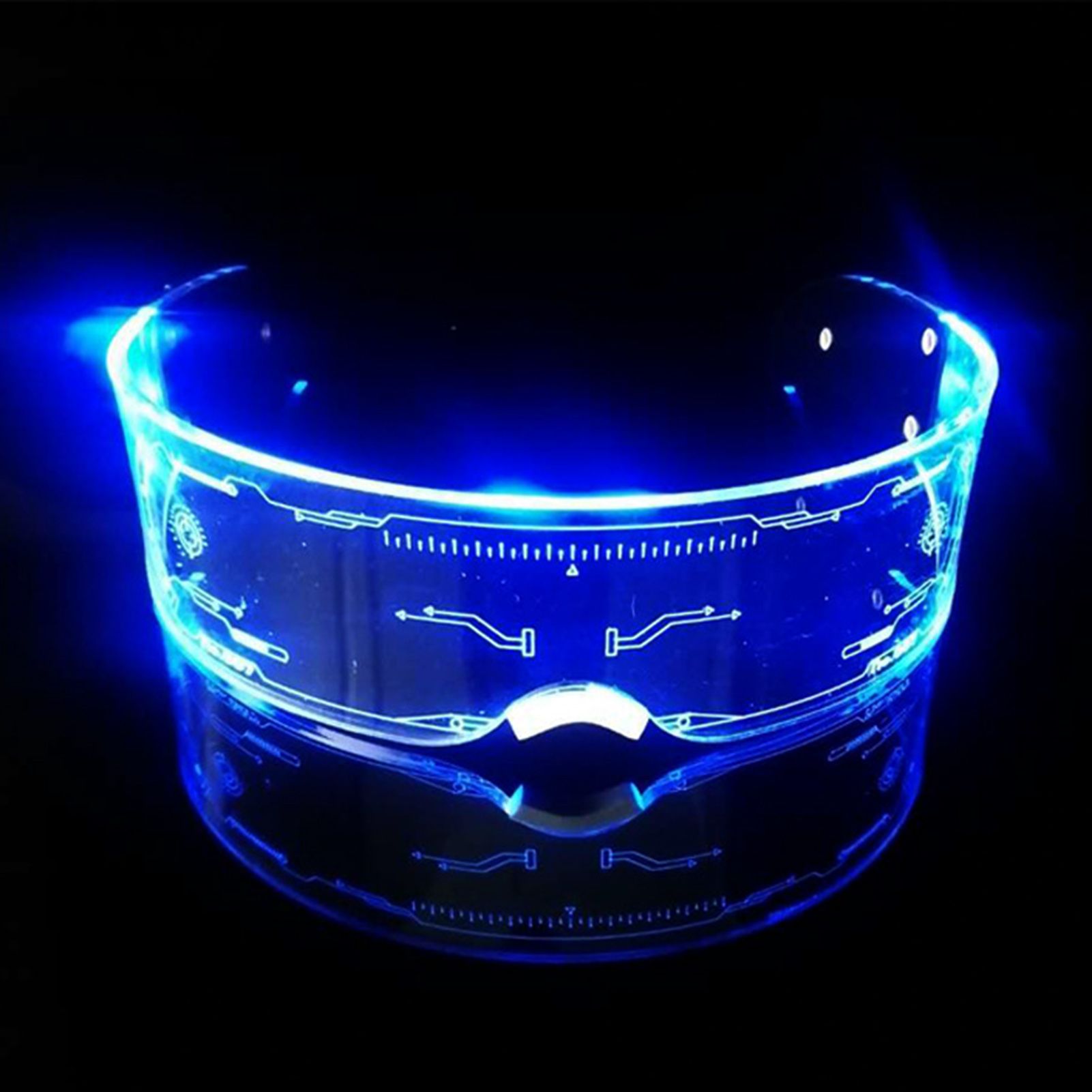 очки cyberpunk светящиеся led светодиодные фото 79