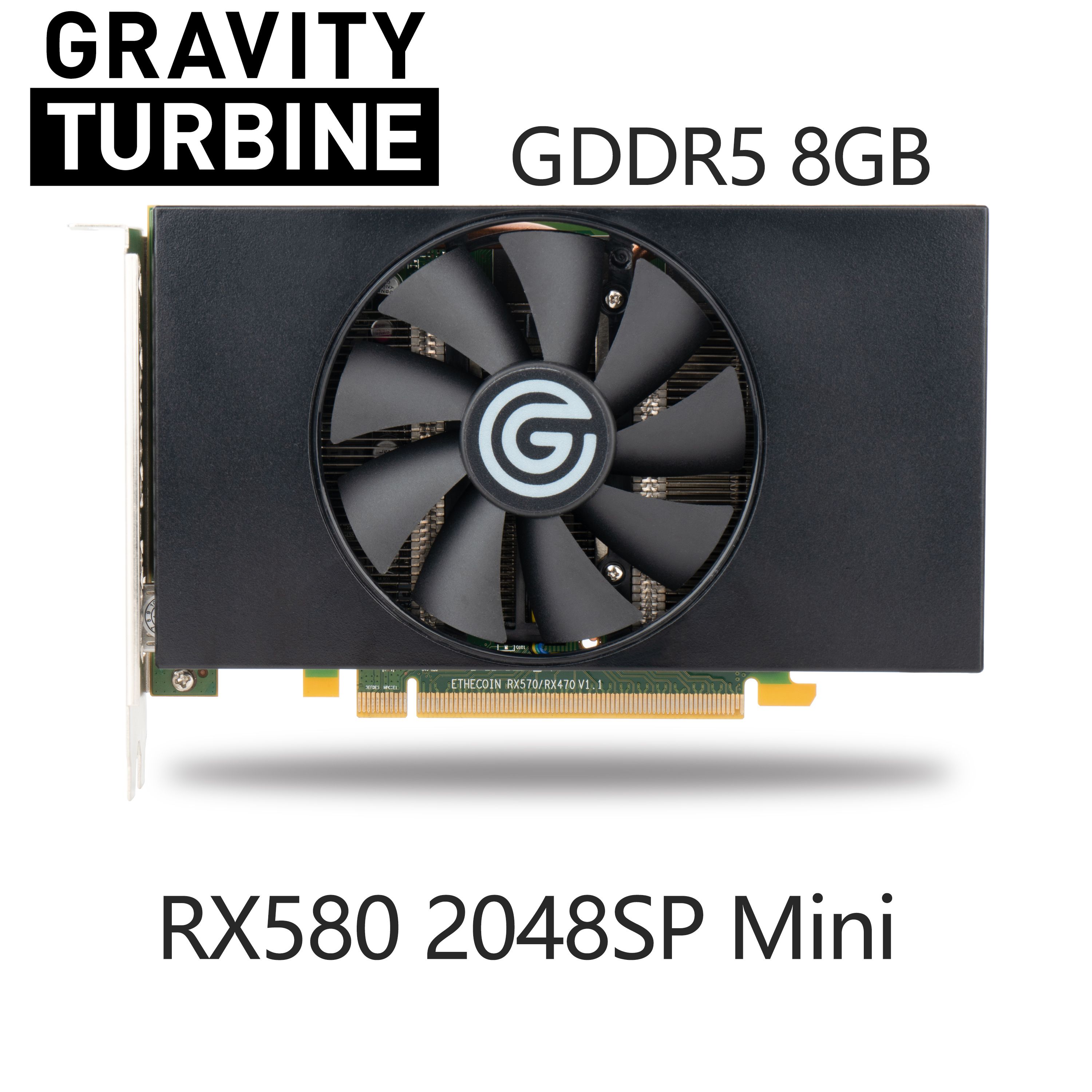 Видеокарта Gravity Turbine Radeon RX 580, 8 ГБ GDDR5 - купить по низким  ценам в интернет-магазине OZON (1259284121)