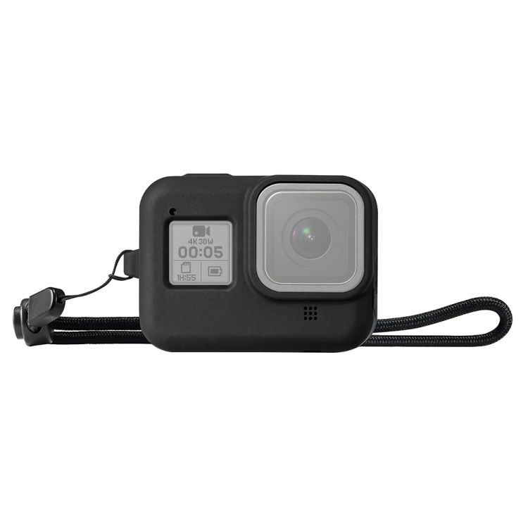 PULUZ Силиконовый защитный чехол с наручным ремешком для GoPro HERO8 Black