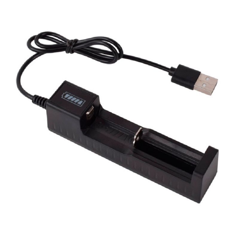 Зарядное устройство для аккумулятора 18650 (3,7В) от USB (1 слот)