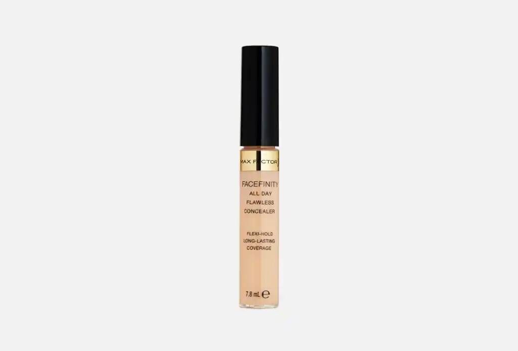 Max factor concealer. Корректор Макс фактор Facefinity. Консилер Max Factor Facefinity оттенки. MAXFACTOR консилер Facefinity 7,8мл 020 Shade. Max Factor консилер Radiant Lift long lasting Radiance concealer.