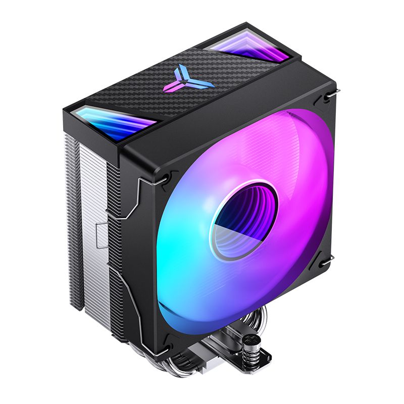 КулерJONSBOCR-1000V2PROColorLGA1700/1200/115X/AM5/AM4(230W,PWM,120mmLEDFan,6тепловыхтрубок,4-pin)